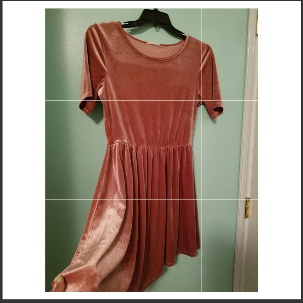 Copper key fit & flare dress
